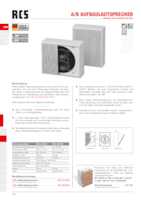 Datenblatt zu RCS Audio-Systems BC-520 AB, EAN: 4250458204031