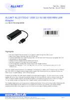 Datasheet for Allnet ALL0173Gv2, EAN: 4038816190543