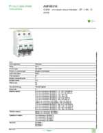 Datasheet for Schneider Electric A9F08316, EAN: 3606480439407
