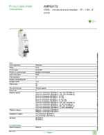 Datenblatt zu Schneider Electric A9F92172, EAN: 3606480085314