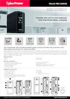 Datasheet for CyberPower VP700EILCD, EAN: 4712856274837