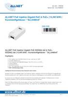 Datasheet for ALLNET ALL0488v6, EAN: 4038816098450