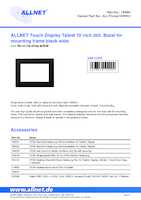 Datasheet for Allnet ALLTCover10WBv1, EAN: 4038816194992