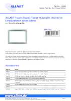 Datasheet for Allnet ALLTCover10NSv1, EAN: 4038816107329