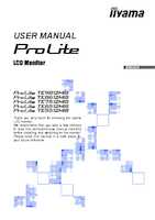Datasheet for Iiyama TE9812MIS-B3AG, EAN: 4948570123728