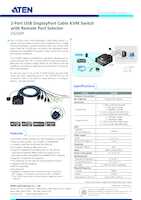 Datasheet for Aten CS22DP, EAN: 4719264645525