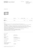 Datenblatt zu Gira 128800, EAN: 4010337288008