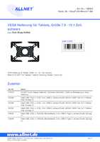 Datasheet for Allnet VesaFLEX-Mount/7.9bl, EAN: 4038816198365