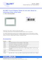 Datasheet for Allnet ALLTCover10WSv1, EAN: 4038816107145