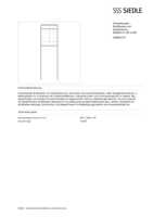 Datasheet for Siedle 200023137-00, EAN: 4015739231379