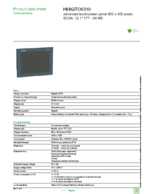 Datasheet for Schneider Electric HMIGTO6310, EAN: 3595864150307