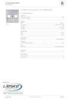 Datasheet for Berker 12031404, EAN: 4011334221340