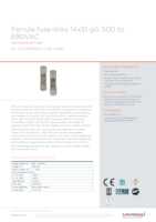Datasheet for Ferraz Shawmut G214113, EAN: 8430399008530