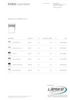 Datasheet for Gira 265827, EAN: 4010337463627