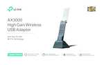 Datasheet for TP-Link Archer TX50UH, EAN: 4895252501841