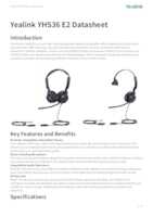 Datasheet for Yealink 1308231, EAN: 6938818324305