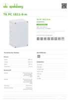 Datenblatt zu Spelsberg 12740601, EAN: 4013902861729