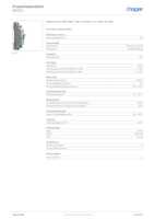 Datasheet for Hager MZ201, EAN: 3250614562013