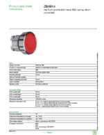 Datenblatt zu Schneider Electric ZB4BA4, EAN: 3389110887471