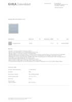 Datenblatt zu Gira 126300, EAN: 4010337263005