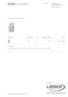 Datasheet for Gira 125700, EAN: 4010337257004