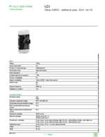 Datasheet for Schneider Electric VZ3, EAN: 3389110551884