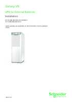 Datasheet for APC GVSUPS30KRHS, EAN: 0731304418276