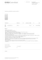 Datenblatt zu Gira 2035112, EAN: 4010337081869