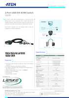 Datasheet for Aten CS22D-AT, EAN: 4719264640315