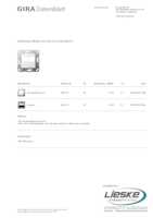 Datenblatt zu Gira 562903, EAN: 4010337011798