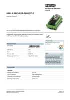 Datasheet for Phoenix Contact 2974914, EAN: 4017918089016