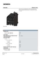 Datasheet for Siemens 3TG10011AL2, EAN: 4011209045002
