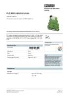 Datasheet for Phoenix Contact 2967141, EAN: 4017918156510