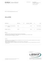 Datasheet for Gira 119527, EAN: 4010337195276