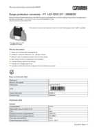 Datasheet for Phoenix Contact 2856029, EAN: 4017918599218