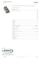 Datasheet for Hager L00T, EAN: 4010330740091