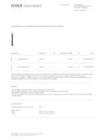 Datasheet for Gira 135328, EAN: 4010337353287