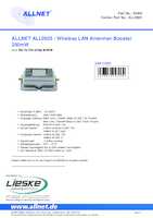Datasheet for Allnet ALL0925, EAN: 4038816253064