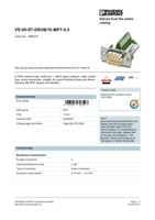 Datasheet for Phoenix Contact 1688379, EAN: 4017918817527