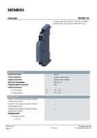 Datasheet for Siemens 3RV29012A, EAN: 4011209737112