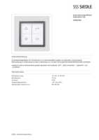 Datasheet for Siedle 200087982-00, EAN: 4015739879823