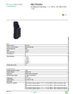 Datasheet for Schneider Electric RE17RAMU, EAN: 3606480552670