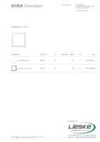 Datenblatt zu Gira 264803, EAN: 4010337463511