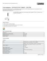 Datasheet for Phoenix Contact 2321790, EAN: 4046356347617