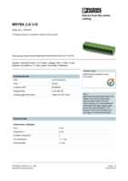 Datasheet for Phoenix Contact 1757475, EAN: 4017918030001