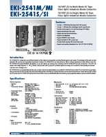 Datasheet for Advantech EKI-2541M-AE