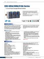 Datasheet for Moxa EDS-505A-T