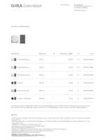 Datenblatt zu Gira 236603, EAN: 4010337014386