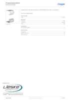 Datenblatt zu Hager BRS852109B, EAN: 4012740220323