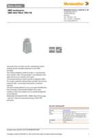Datasheet for Weidmüller 1652470000, EAN: 4008190402549